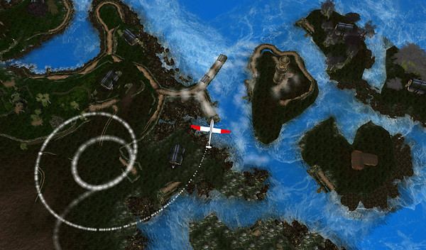 smoke trails from Syril's plane Jan 25 2012