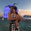 QT & AW dancing at IW Dreamz & Visionz Fantasy Art Fest
