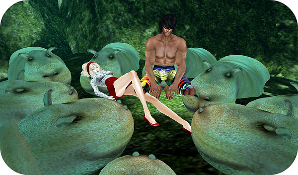 B&S w friendly hippos 