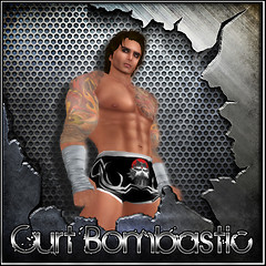 Scratched metal Pose (SL Wrestling Promo Shot)