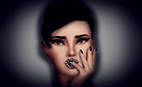 Lips made of diamonds