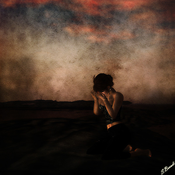 Woman crying