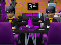 The Club Cooee men in black