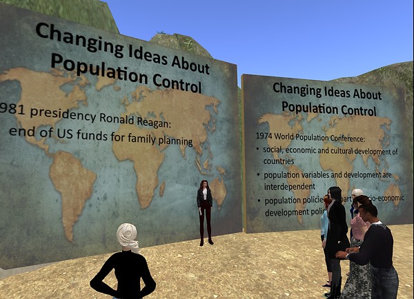 WHO event in Second Life - chimera.cosmos