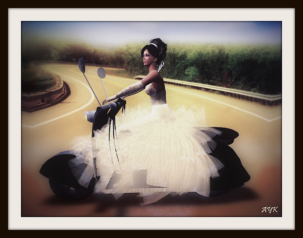 On my Vespa to you