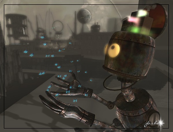 The robots dream of butterflies...