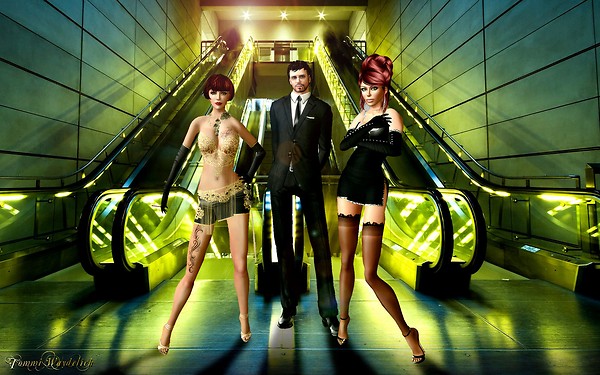 Tommi and the bondgirls