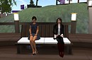 Friends Frankie and Barbara at graduation - chimera.cosmos