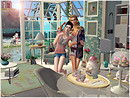Nat and Adriana Batista in beach house