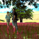 Noweeta Grassland, Pink Flamingo