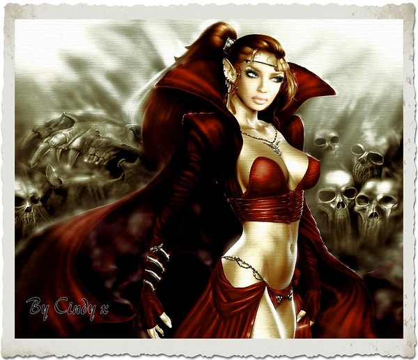 Woman in Red