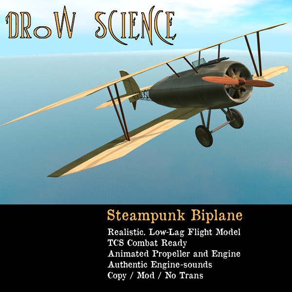 Steampunk Biplane 2