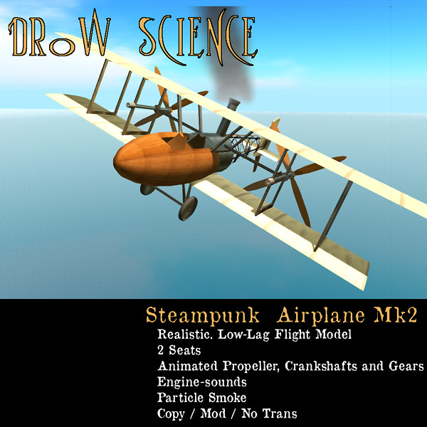 Steampunk Airplane Mk2 3