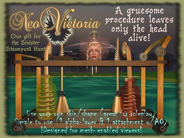 Picture of our gift for the Sinister Steampunk Hunt