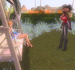 In the garden