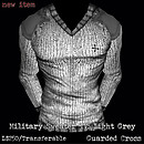 Military Sweater IV: Light Grey - POP Slides