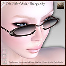 *+Crie Style+* Asia - Burgundy