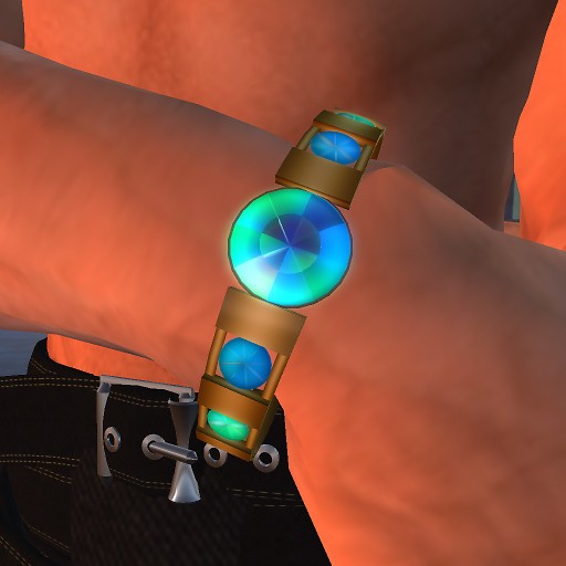 QT Male Bluer Glimmer Bracelet