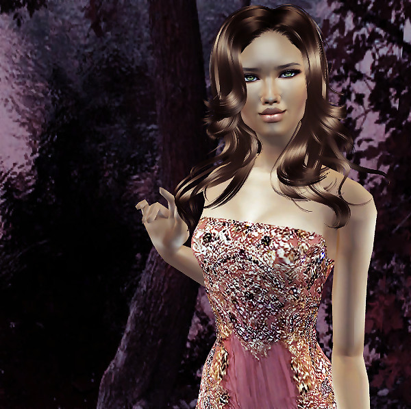 Mari, violet lake