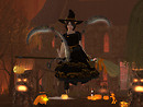 Halloween witch but devil.