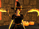 Halloween witch but devil.