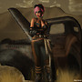 Apocalypse Girl- Rusty Chevrolet in the Dryland