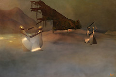 Dancing by the tree
