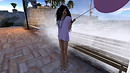 Sea spray
