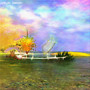 A white boat