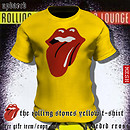 the Rolling Stones T-Shirt Yellow - POP Slide