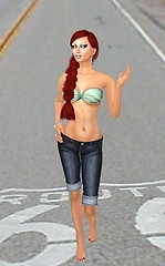 Drift bandeau top and Weekender jeans