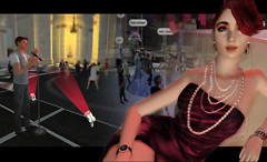 Party and Glam in 3D Online Virtual World Twinity