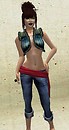 Malt Lorelai vest and Recycled Jeans capris