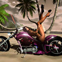 Lou Lou and her bike