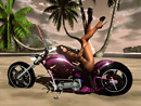 Lou Lou and her bike