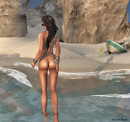 the beach