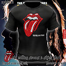 the Rolling Stones T-Shirt Black (MESH) - POP Slide