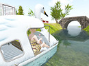 swan boat on sunday