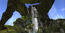 Second Life's 10th Birthday Waterfall