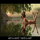 Art in Hats  - Hats in Art Invitation
